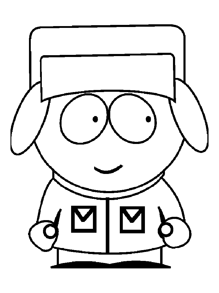 south park coloring page