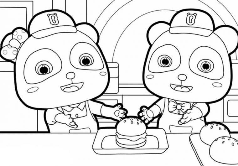 babybus coloring pages