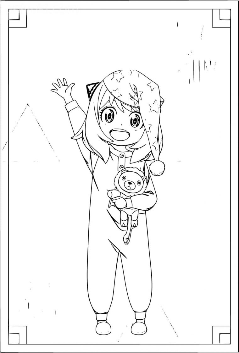 anya coloring pages