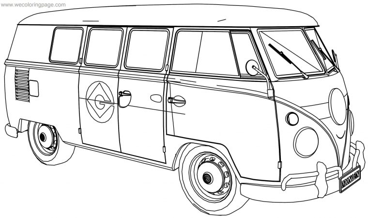 vw coloring pages