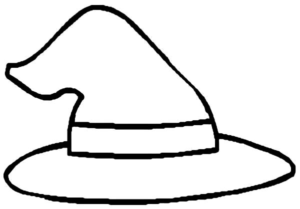 witches hat coloring pages