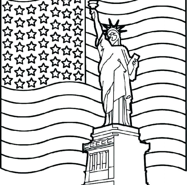 american symbols coloring pages