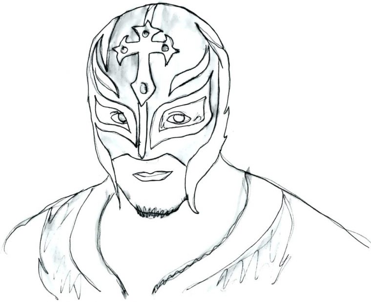 mysterio coloring page