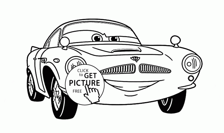 cars 2 coloring page