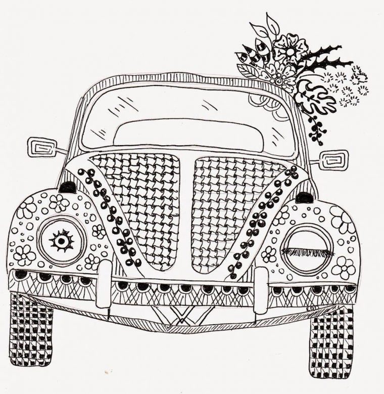 volkswagen coloring pages