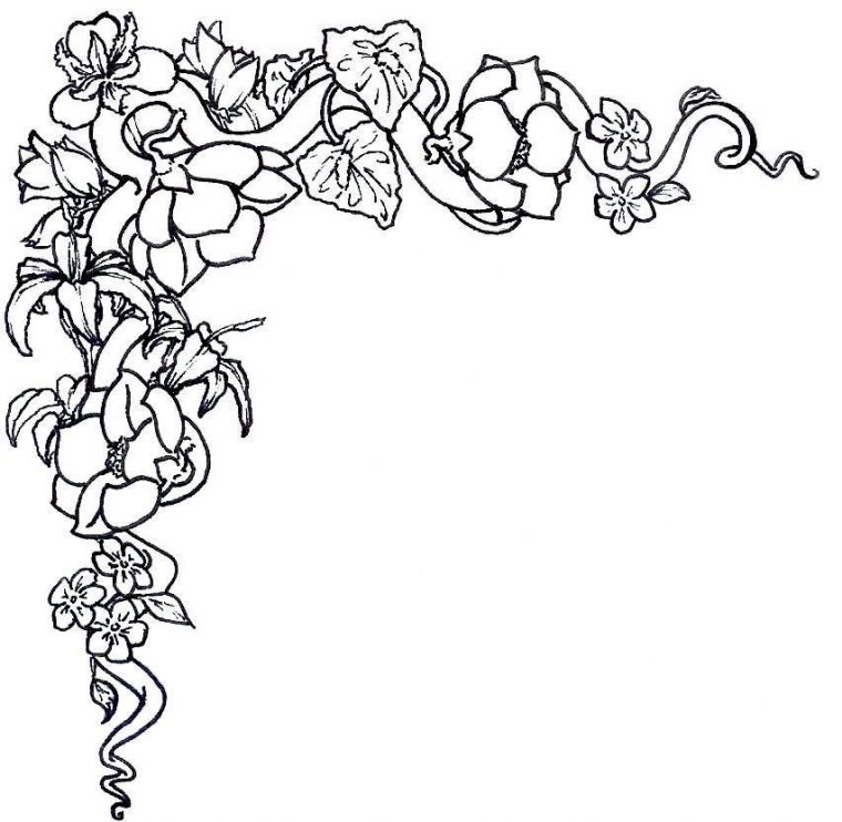 borders coloring pages