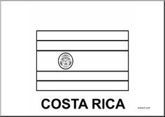 costa rica coloring pages