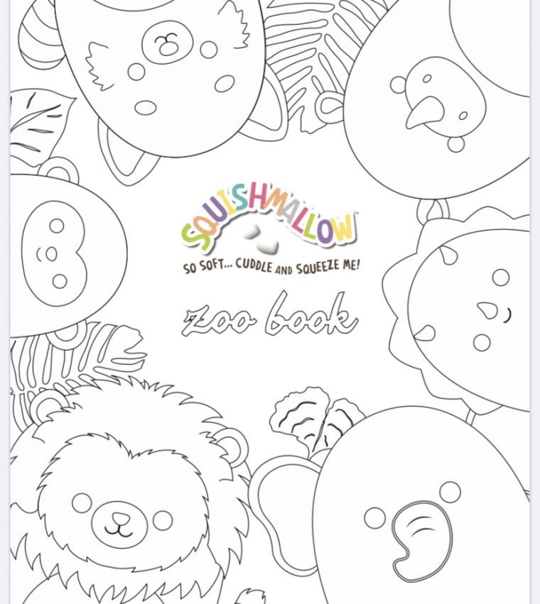 squishmallows printable coloring pages