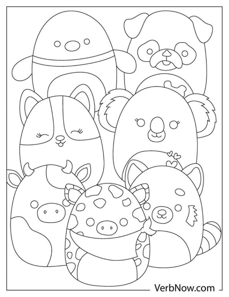 jumbo squishmallows coloring pages