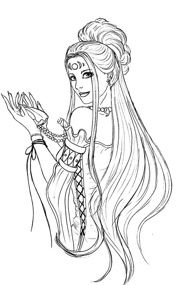 aphrodite coloring page