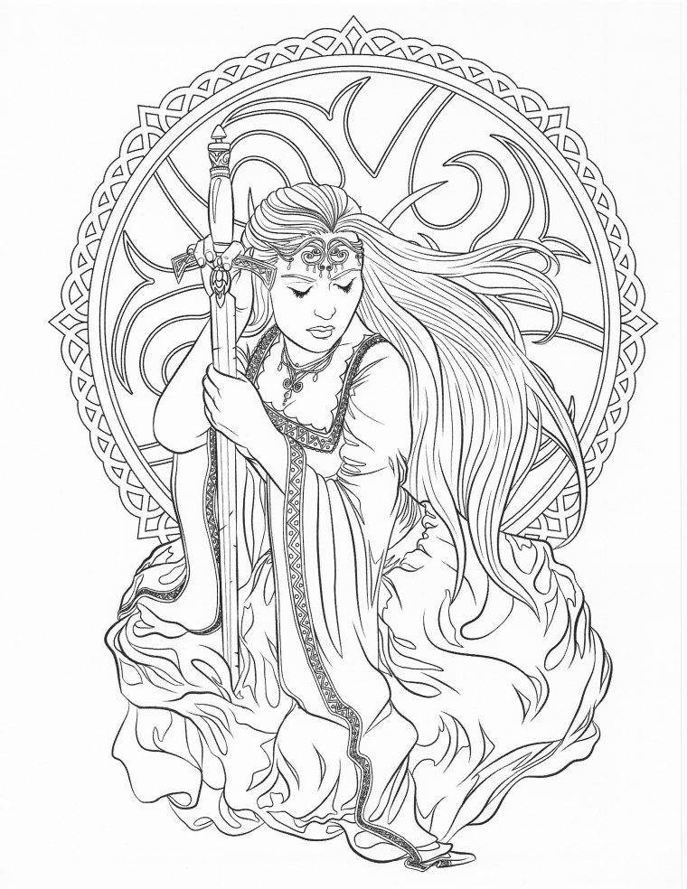 dark art coloring pages