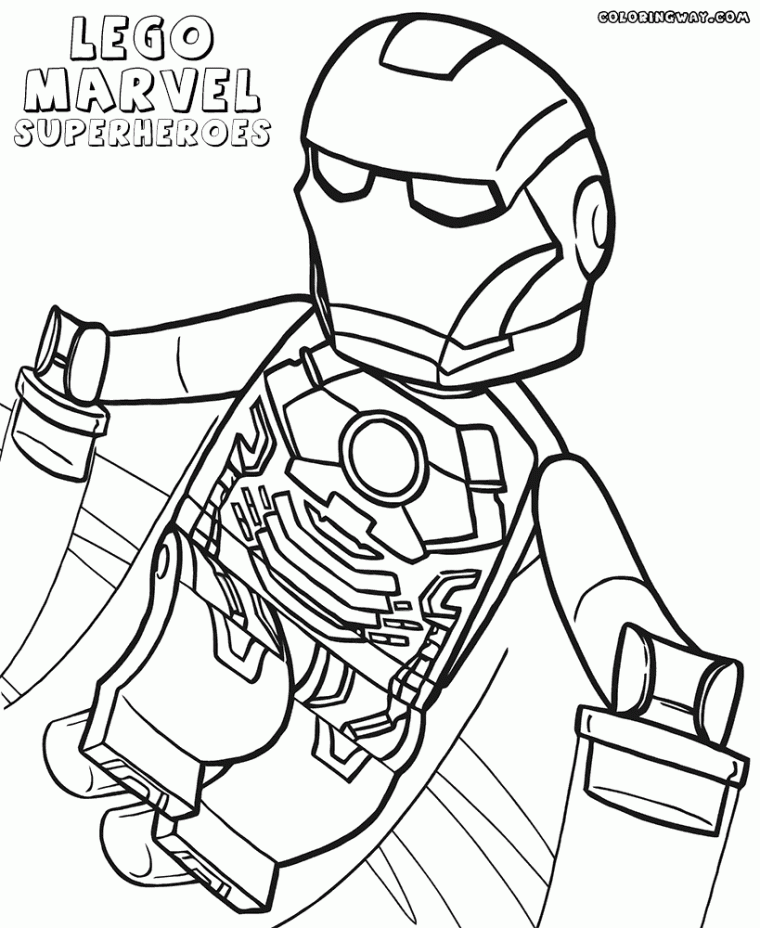 avenger lego coloring pages