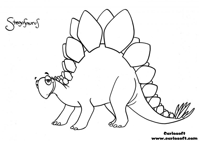 stegosaurus coloring pages