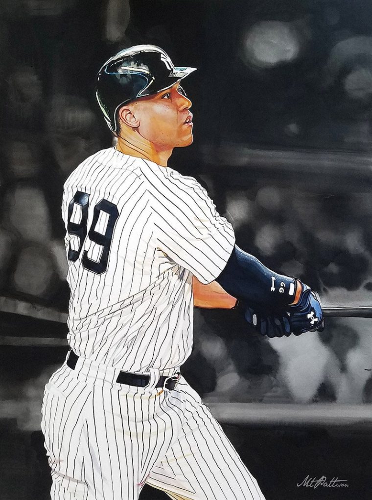 aaron judge coloring pages