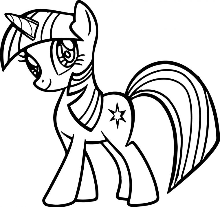 my little pony twilight sparkle coloring page