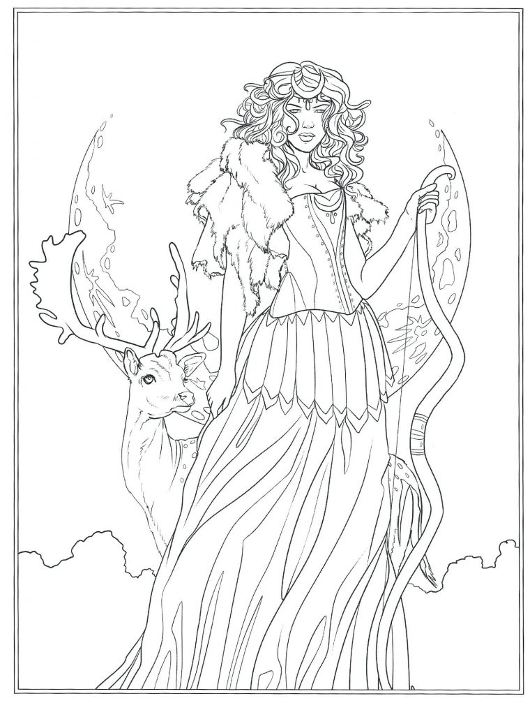 pagan coloring pages for adults