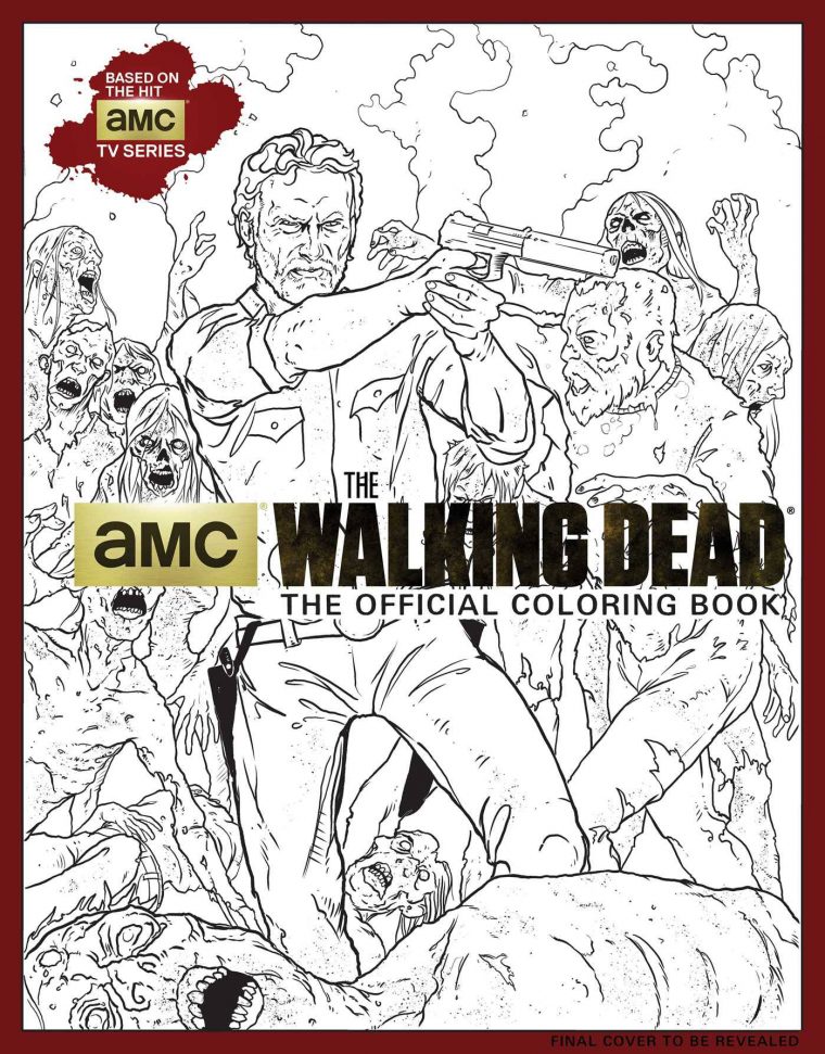 walking dead coloring pages