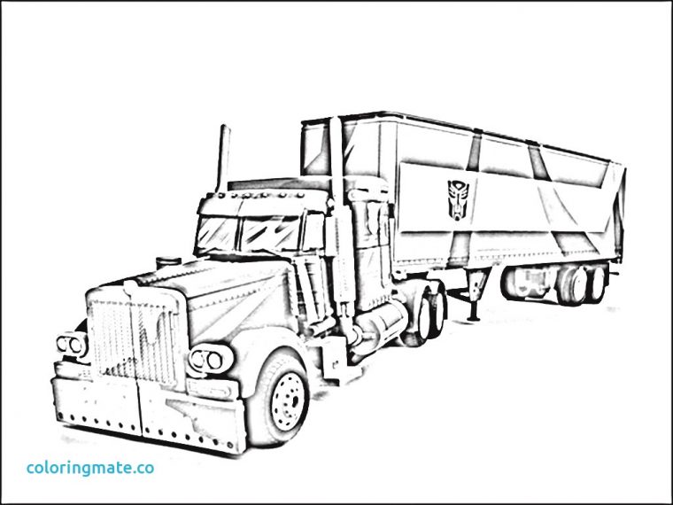 trailer coloring pages