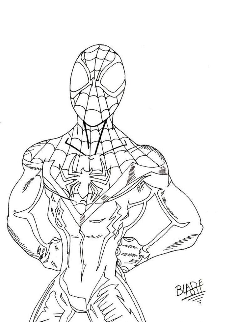 spider man miles coloring pages