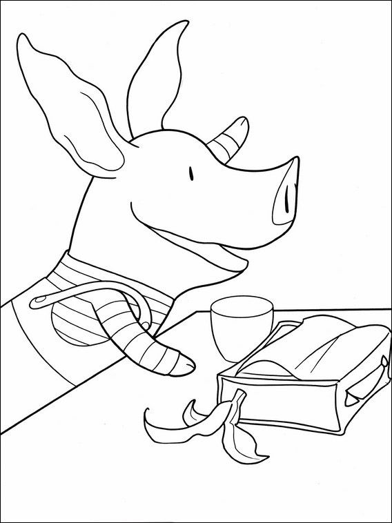 olivia coloring pages