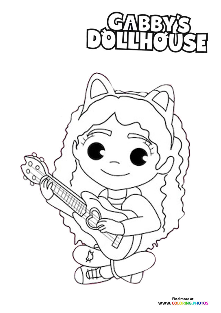 dj catnip coloring page