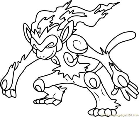 infernape coloring page