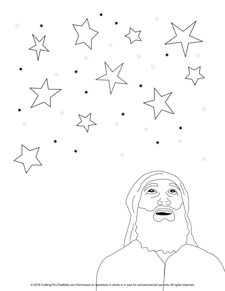 abraham coloring page