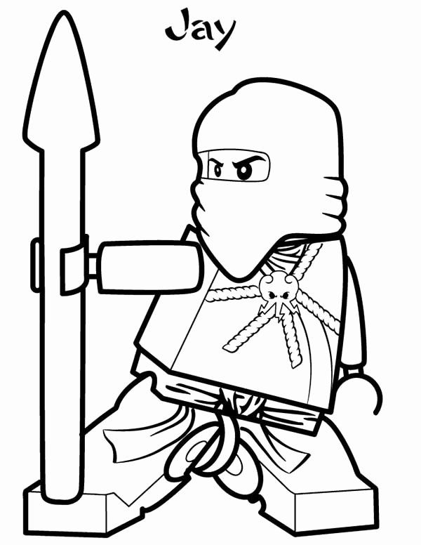 ninjago coloring pages jay