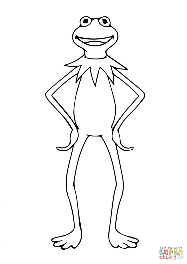 kermit the frog coloring pages