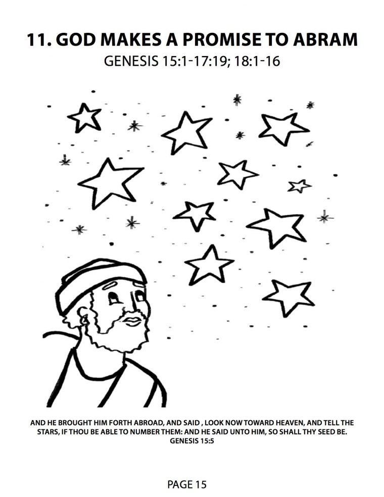 god keeps his promises coloring page