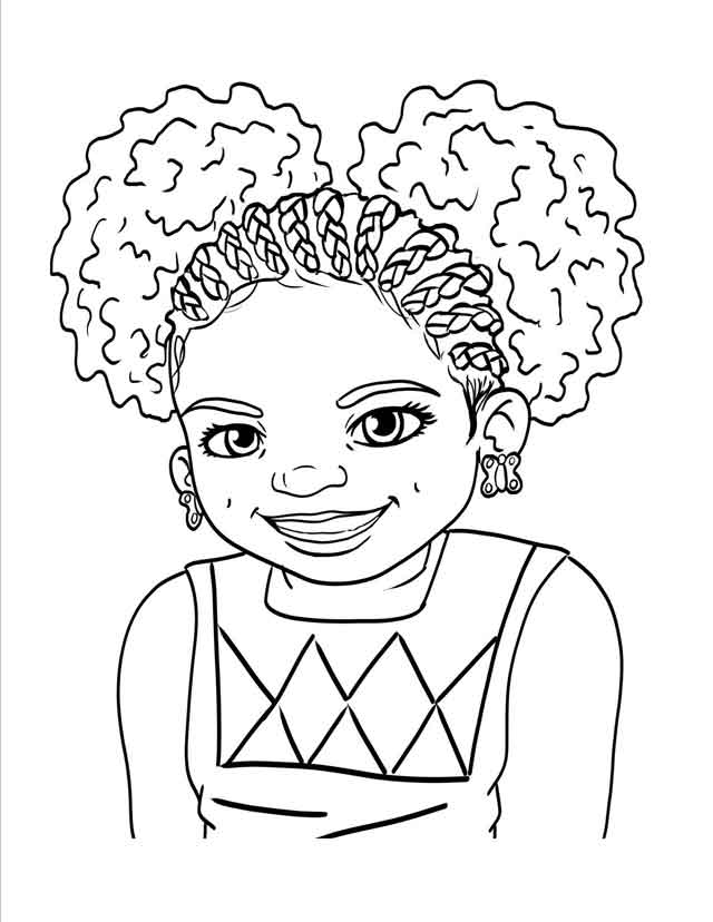 black coloring page