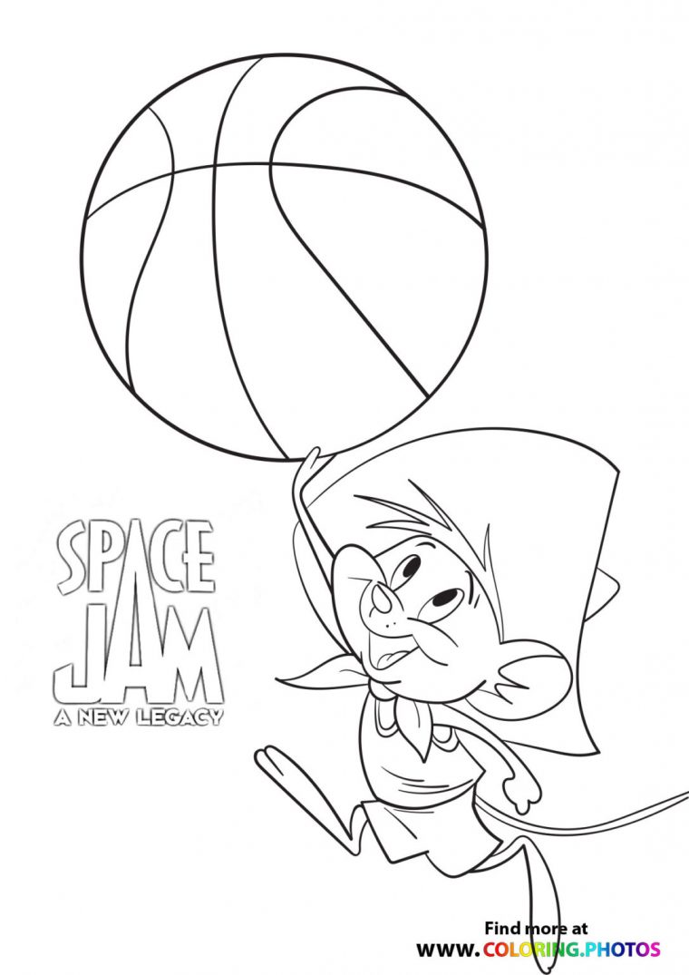 spacejam coloring pages