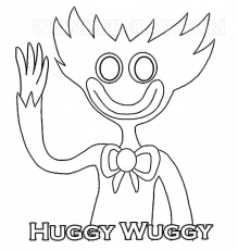 free printable huggy wuggy coloring pages