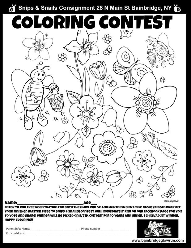 coloring contest pages