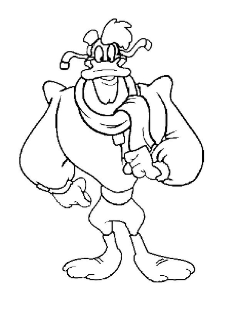 darkwing duck coloring pages