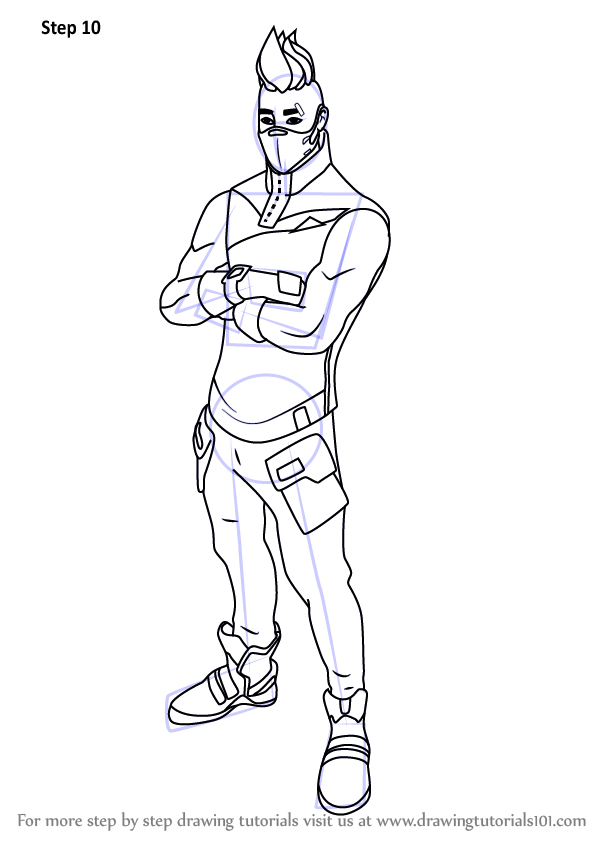 drift fortnite coloring page