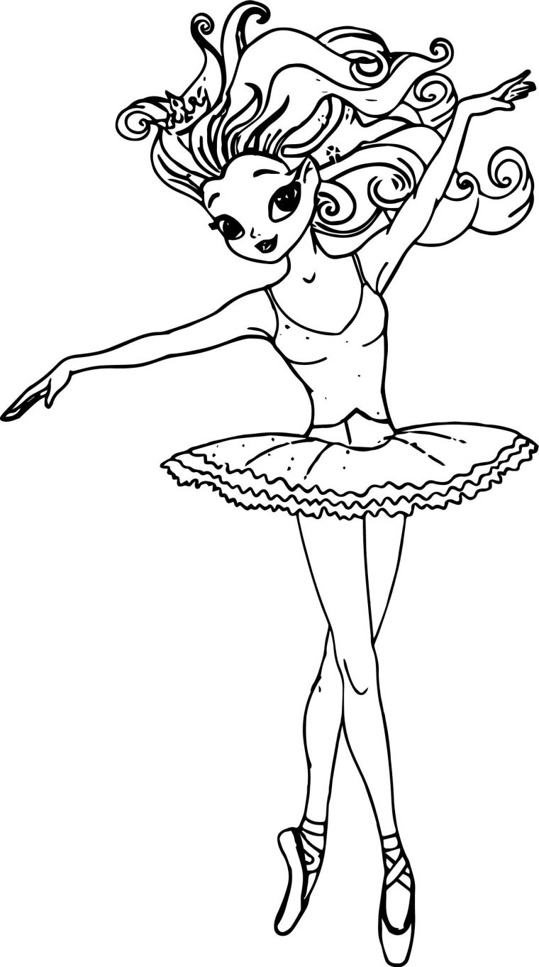 ballet dancer coloring pages