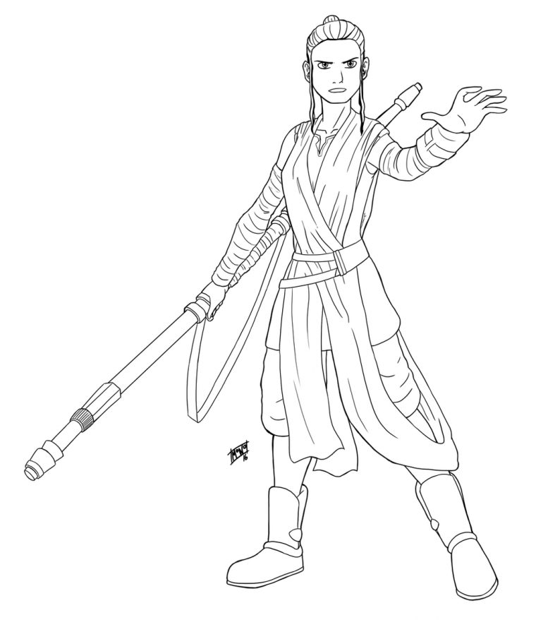 rey coloring page