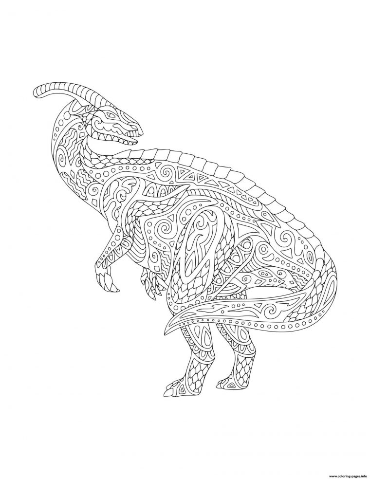 parasaurolophus coloring pages