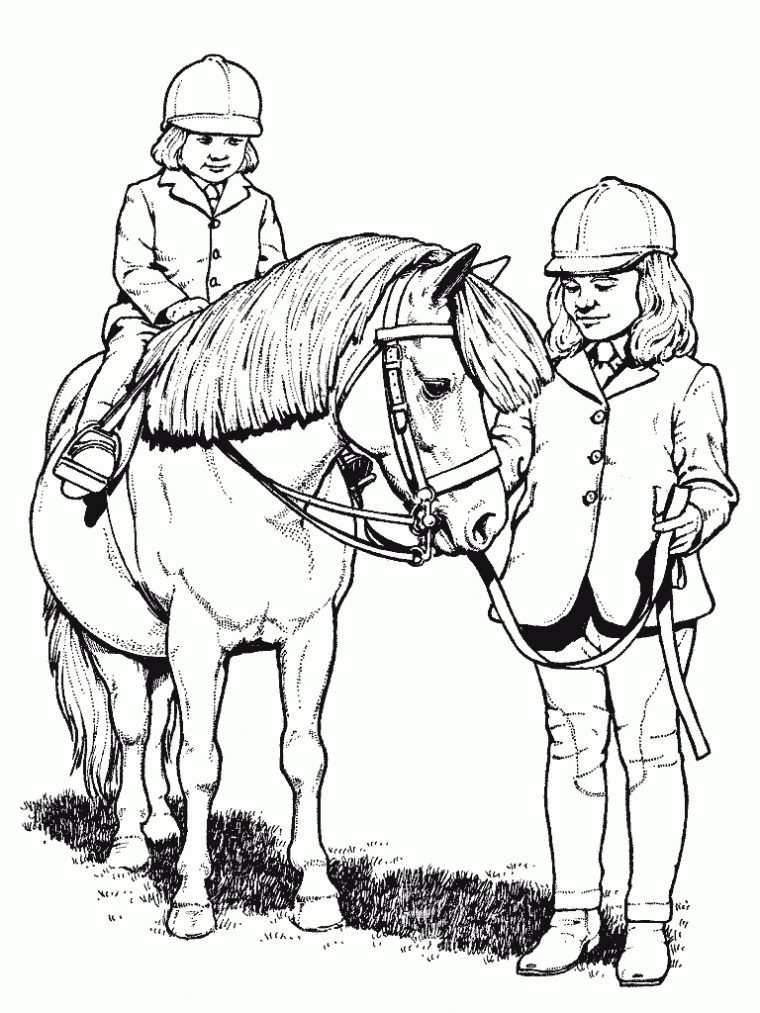 296 Dessins De Coloriage Cheval À Imprimer Sur Laguerche destiné Site Pour Imprimer Des Coloriages