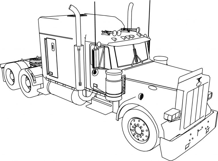 semi coloring page