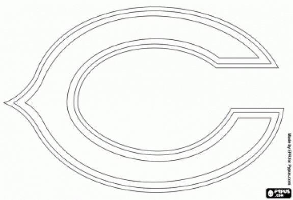 chicago bears coloring page