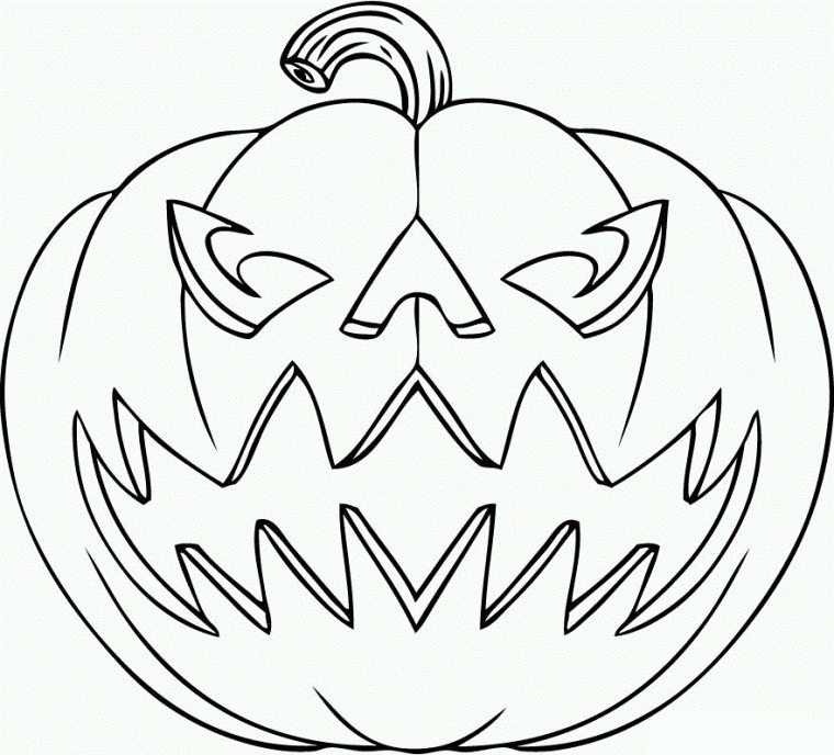 jack-o-lantern coloring pages