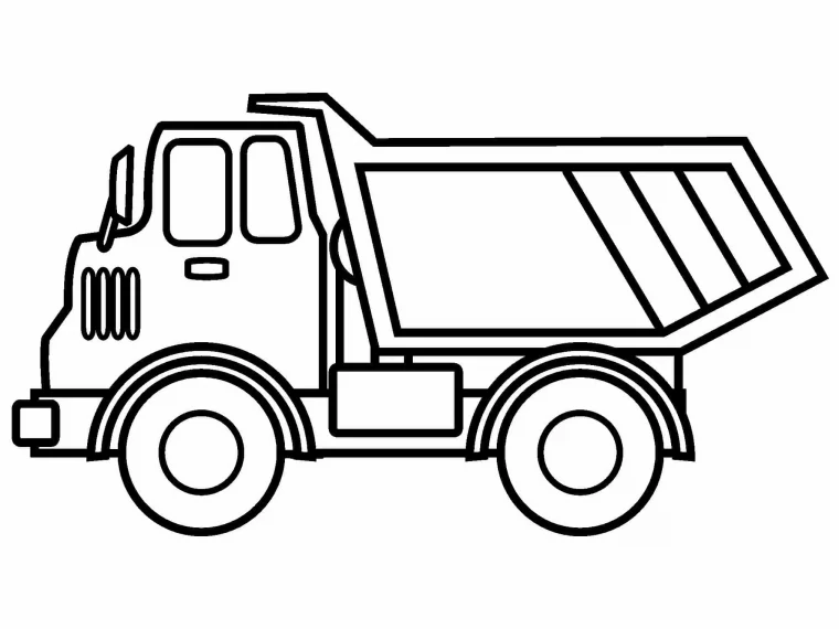 construction trucks coloring pages