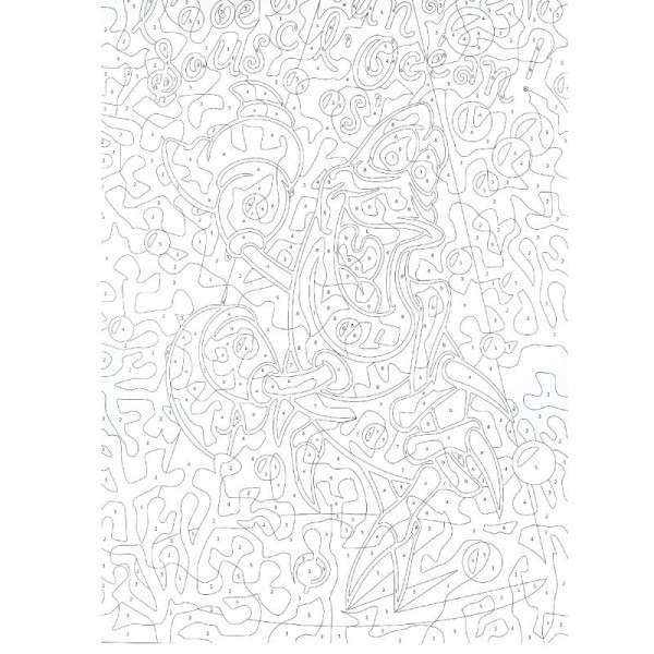 Bloc Coloriage Adulte A4 – Hakuna Matata Disney – 50 avec Coloriage Numero Adulte