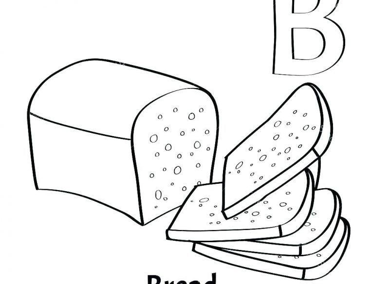 bread coloring pages