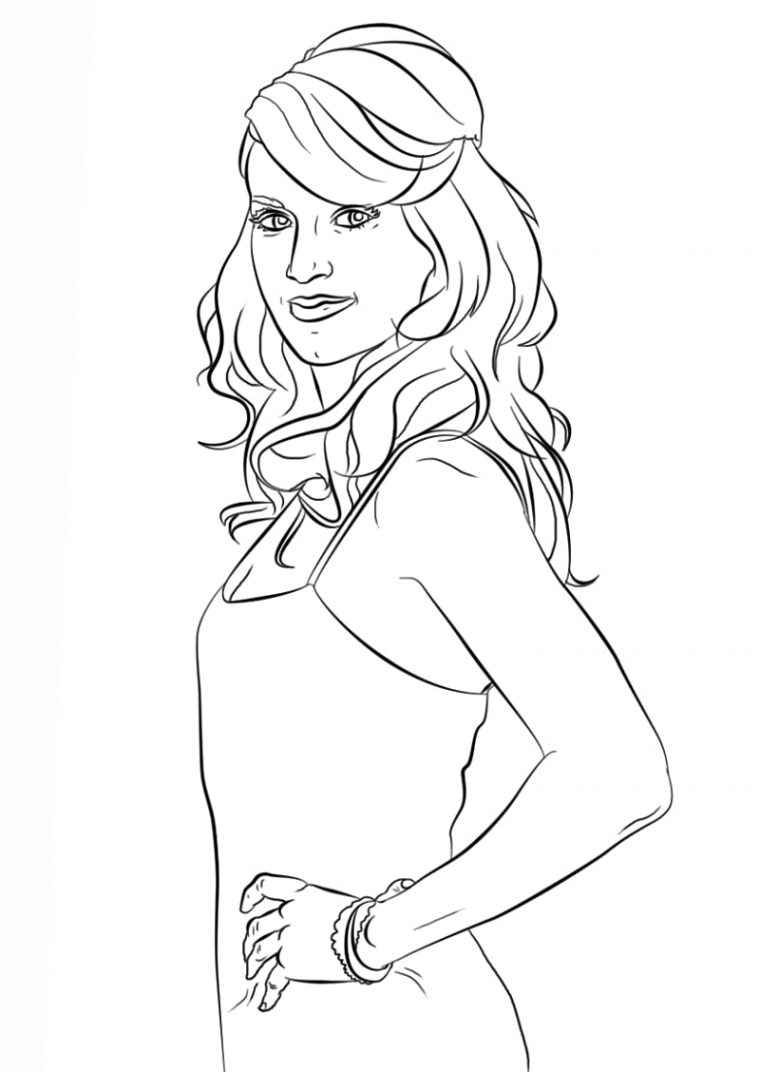 singer coloring pages