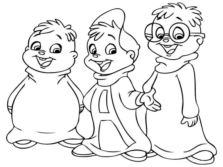 Coloriage Alvin Et Les Chipmunks #128304 (Films D à Coloriage Alvin Et Les Chipmunks À Imprimer