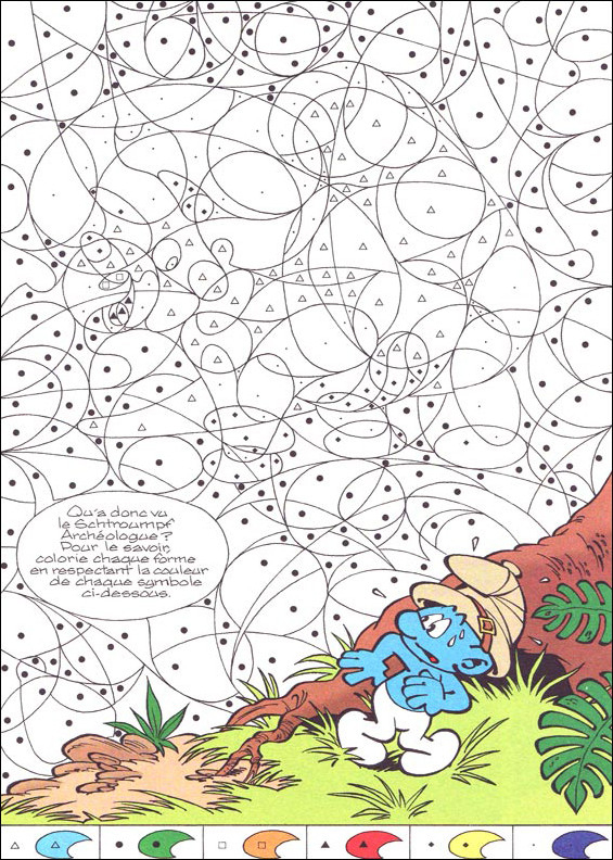 Coloriage Magique Facile Schtroumpf Dessin Gratuit À Imprimer dedans Chamy Livre De Coloriage Numéroté