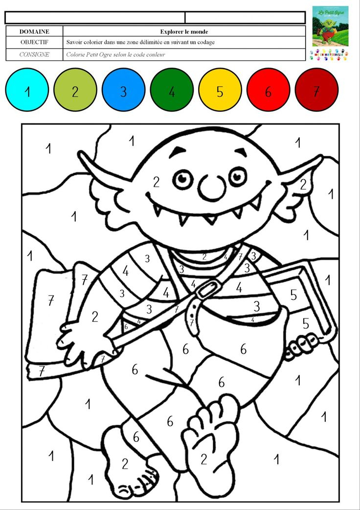 Coloriage Magique Gs À Imprimer – Greatestcoloringbook avec Coloriage Par Nombre